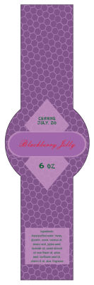 Blackberry Canning Soap Circle Labels